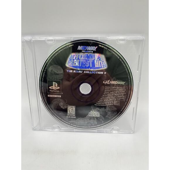 Arcade's Greatest Hits: The Atari Collection 2 (Sony PlayStation 1, 1998) Disc - Picture 1 of 5